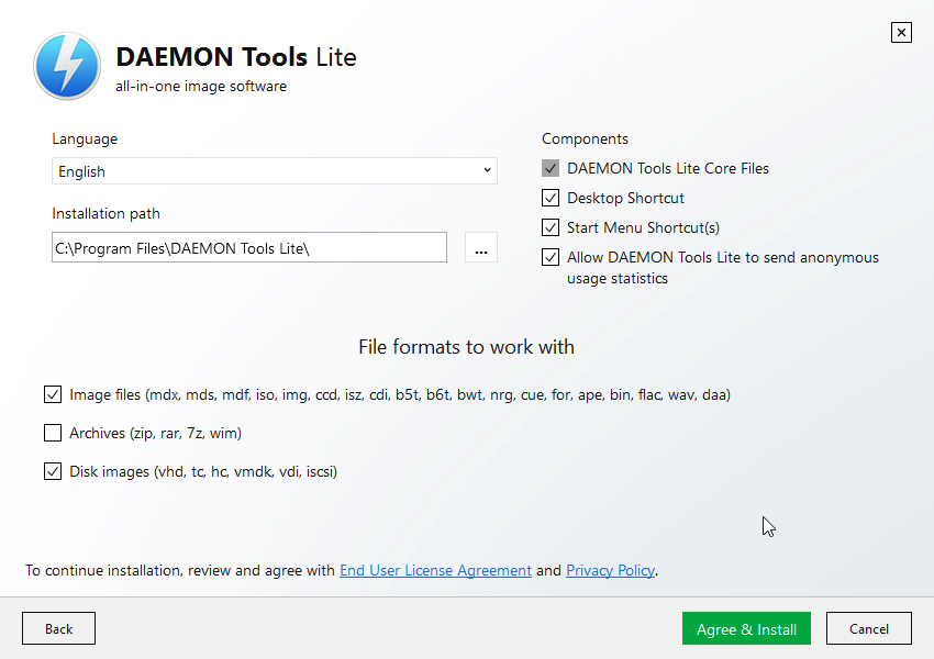 daemon tools lite cant download setup files