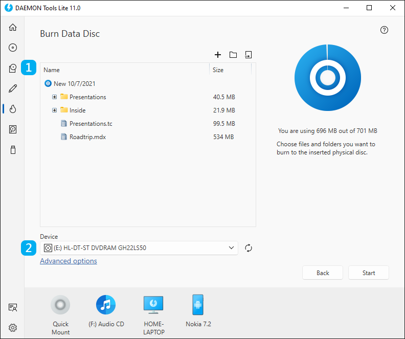 burn ubuntu bootable disc daemon tools ultra