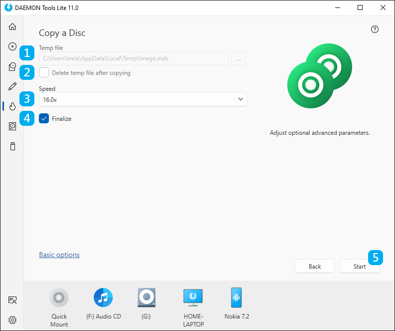 disk copy fast